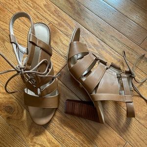 Kelly and Katie Lace Up Heels